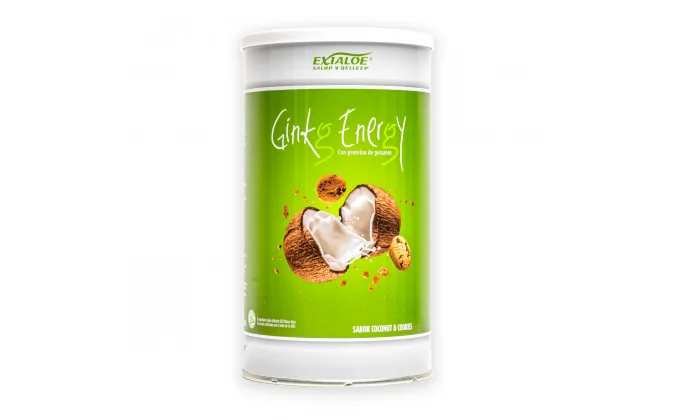 Ginkg Energy sabor coco y cookies